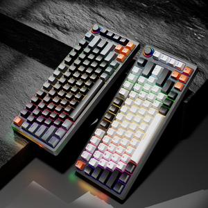 83 <b>Keys</b> Hot Swap Computer Keyboard 2.4G Wireless Mechanical Gaming With Silicon Pad Mechanical Keyboard Mechanical Keyboard - Product Image 2