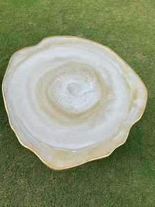 Juego de posavasos de bandeja para servir de resina de 3 niveles de diseñador hecho a mano, madera de alta calidad, personalizado, hogar, restaurante, comida india, ocasiones - Product Image 3