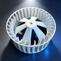 Ventilateur centrifuge ignifuge 135x60S, ventilateur d'extraction, souffleur d'air chaud, ventilateur de chauffage de salle de bain, pale de ventilateur en plastique