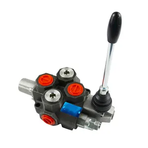 12V Hydraulic Solenoid Valve For Dump Truck Excavator Front Loader, 2Nd Handle 30 Gpm 120 Lpm Sd14 Sd18 Hydraulic Valve