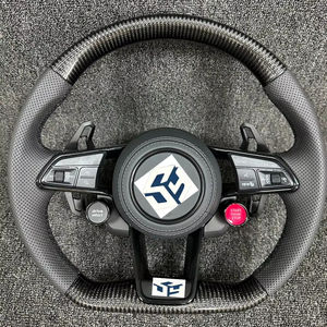 Volante de Cuero Completo para Volkswagen Golf7.5 GTI MK7 GTS GTD GTE R-<span class=keywords><strong>Line</strong></span> Golf7 MK6 GLI CC <span class=keywords><strong>POLO</strong></span> Passat SCIROCCO TIGUAN - Product Image 1