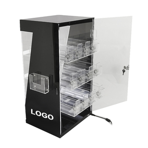 Tinya prodotti di alimentazione automatica con ripiano a molla per <span class=keywords><strong>sigaretta</strong></span> spintore acrilico espositore per negozio di fumo - Product Image 3