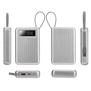 Batterie externe personnalisée avec logo, charge super rapide 65W, capacité 30000mAh 40000mAh, avec câble pour le camping en plein air - Product Image 3