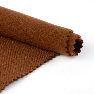 High End Solid Melange Marl สีโพลีเอสเตอร์เส้นใย Merino <span class=keywords><strong>Wool</strong></span> Blend Velour สิ่งทอแคชเมียร์ Finishing ผ้าสำหรับเสื้อ - Product Image 6