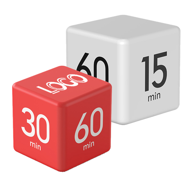Wholesale Digital Flip Kitchen Countdown Timer for Children Custom Cube Rotating Timer Workout Productivity Pomodoro Timer