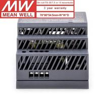 Alimentation électrique Mean Well HDR-100-15N ultra-mince à sortie unique AC-DC 15V 6.5A, entrée 85-264VAC, efficacité 89%, montage sur rail DIN