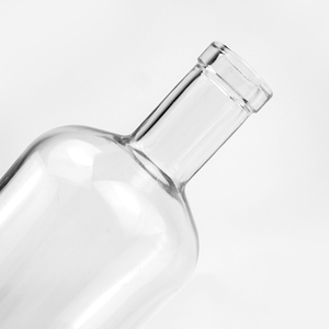 Venta caliente Wmpty Botella de vidrio 300ml 500ml 700ml 750ml Vodka Whisky Licor <span class=keywords><strong>Brandy</strong></span> con corcho - Product Image 3