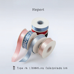 Rubans en satin 1-1/2 pouces, couleur unie, assortiment rose, bleu, rouge, noir, pour emballage cadeau, ruban décoratif artisanal, tissé double face - Product Image 3