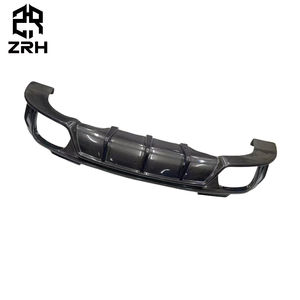 Diffuseur de pare-chocs arrière en fibre de carbone pour <span class=keywords><strong>Prosche</strong></span> <span class=keywords><strong>Macan</strong></span> 2014-2021 Diffuseur arrière en carbone - Product Image 3