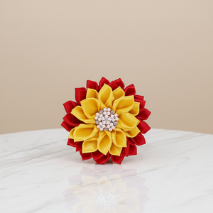 Premium Sororité Femmes Fleur Pin Layered Pétales Grec Phi Delta Kappa Et Eta Phi Beta <span class=keywords><strong>Association</strong></span> Broche Corsage - Product Image 3