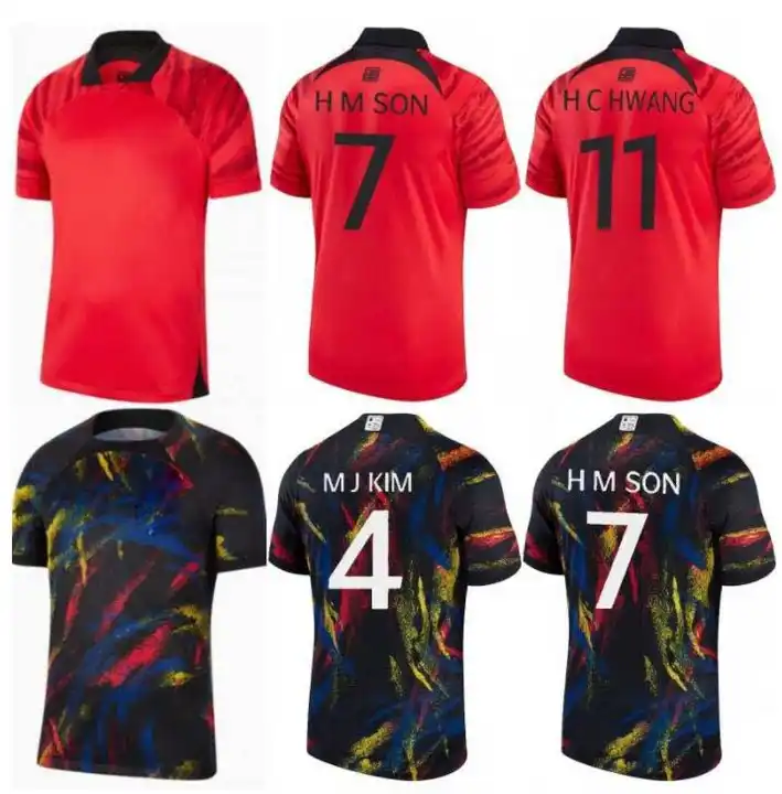 H M SON #7 South Korea Home Jersey World Cup 2022
