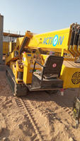 Mini-grue araignée électrique de 3 tonnes avec flèche télescopique, mini-grue mobile sur chenilles hydraulique à vendre