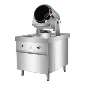 BAOSHEMG Machine à frire automatique pour nouilles et riz TF-968 wok rotatif automatique