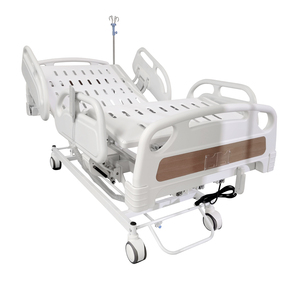 Lit d'hôpital manuel 3 fonctions avec 4 barrières latérales de sécurité pour hôpital, clinique, soins à domicile, vente en gros, bon prix - Product Image 1