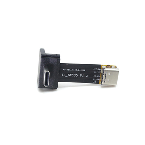 Personalizzato in fabbrica 24pin USB gen 3.1 tipo <span class=keywords><strong>c</strong></span> maschio a femmina <span class=keywords><strong>T</strong></span> short flat sottile cavo dati FPC per tablet cellulare - Product Image 3
