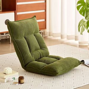 Corduroy <b>Floor</b> <b>Sofa</b> Seat Cushion Upholstered <b>Floor</b> Lounge Chair with Backrest for Living Room Bedroom - Product Image 5