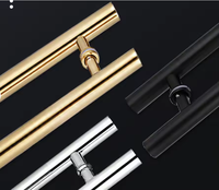 Poignée de porte en verre en acier inoxydable en forme de H Fumenda KS6003 pour usage commercial 201/304/316, 450/600/800mm, pour portes de bureaux et de magasins