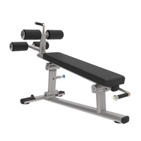 Banc de musculation réglable commercial 52 kg - Banc en cuir PU avec coussin d'assistance pour sit-up et cadre en acier pour la maison/la salle de sport (vente en gros)