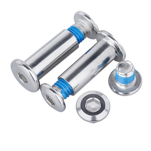 304 thép không gỉ hình lục giác ổ cắm cặp khóa vít Nữ Chống nới lỏng kết nối đồ nội thất vít pha chế cặp khóa vít - Product Image 3