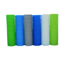Tuyau en PE moderne de 110mm, confortable, avec réduction du bruit, tube ondulé flexible à soufflet, conduit d'air, système de ventilation