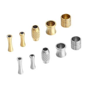 Cuentas perforadas de acero inoxidable, cuentas colgantes de malla tubular para la fabricación de joyería DIY, pulseras hechas a mano 930022.0 - Product Image 5