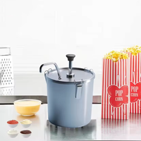 Heavybao Commercial En Acier Inoxydable 5L * 2 Distributeur De Sauce Chaude Pompe À Fromage Ronde pour Buffet Hôtels Et Restaurants