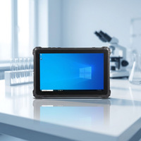 Tableta Industrial con Windows 10, 8+128 GB, Pantalla LCD IPS de 10.1 Pulgadas, Intel Celeron N5100 1.1-2.8 GHz, Wi-Fi 5.1, Nueva, Resistente a Golpes
