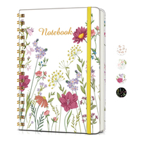 Cahiers pliables personnalisables avec intercalaires amovibles, format A5, couverture rigide, papier, logo personnalisé, couleur, avec bande élastique