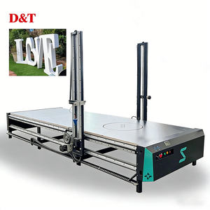 Découpeuse de mousse EPS à fil chaud 4 axes pour l'industrie publicitaire, la décoration de mariage, la découpe de lettres 3D en forme de cône, moteur principal - Product Image 1