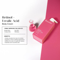 Crème Corporelle Anti-rides Végétalienne en Gros pour Usine (OEM) à la Racine de Réglisse, Vitamine E, Rétinol et Acide Férulique – Hydratant Éclaircissant pour la Peau
