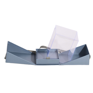 <b>Square</b> Double-Open Window Flower Gift Box Preserved Flower Box Valentine's Day Gift Packaging Box - Product Image 3