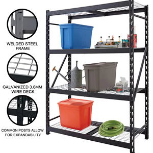 Estanterías Industriales de 4 Niveles y Gran Longitud, Capacidad de Carga de 800 kg - Product Image 1