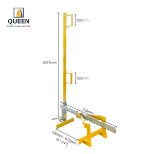 LINYIQUEEN Fall Prevention Parapet Wall <strong>Fence</strong> Guardrail <strong>Post</strong> Safety <strong>Bracket</strong> Adjustable 4 to 24 Inches Guardrail System - Product Image 3