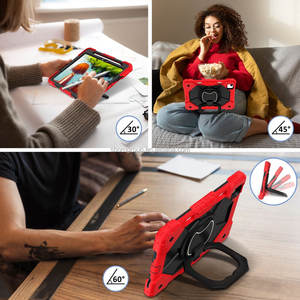 Étui en silicone <span class=keywords><strong>anti</strong></span>-<span class=keywords><strong>choc</strong></span> de mode pour <span class=keywords><strong>iPad</strong></span> 11 10.9 housse de tablette étui robuste pour <span class=keywords><strong>iPad</strong></span> <span class=keywords><strong>Air</strong></span> 4 5 <span class=keywords><strong>coque</strong></span> en caoutchouc 360 poignée rotative - Product Image 4