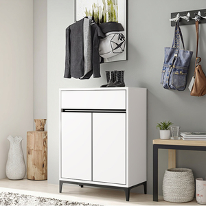 Scarpiera Moderna di Lusso in Lega di Alluminio con Protezione Solare Impermeabile per Esterni, Scarpiera <span class=keywords><strong>da</strong></span> Ingresso per Balcone con <span class=keywords><strong>Anta</strong></span> a Nido d'Ape - Product Image 4