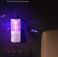 Lampe de tueur de moustique de choc électrique, tueur extérieur de moustique de ménage, lampe de piège de moustique de charge d'USB