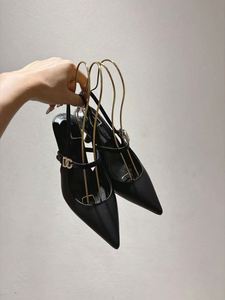 Nouvelle collection 2025 : Escarpins en cuir à talon aiguille, design luxueux et élégant, légers, tendance, pour soirées et danses féminines - Product Image 5