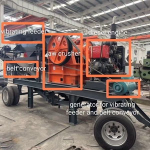 Hochwertige 50-100 t/h Mobile Backenbrecheranlage auf Rädern für Steinbrechanlagen - Product Image 6