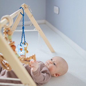 คลิปจุกนมหลอกซิลิโคนแบบปรับได้สายรัดของเล่นยืดหยุ่นได้สำหรับเด็กที่เคี้ยวได้สำหรับทุกเพศ0เมตร <span class=keywords><strong>STS</strong></span> จากโรงงาน - Product Image 3