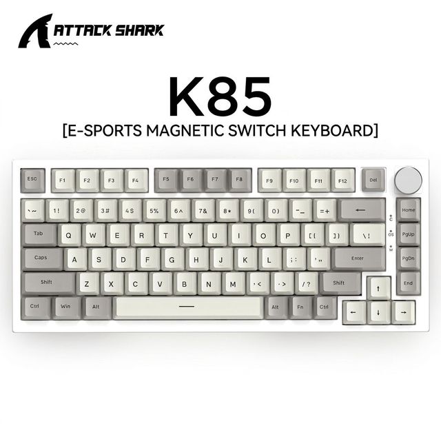 K85 Esports Magnetic Axis Mechanical Keyboard Customization PBT Keycap RT Mode 68 Key RGB Adjustable Keystroke TKL USB-C