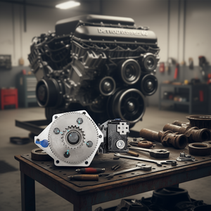 Compresseur d'air Freightliner TU FLO 750 12 V pour moteur Detroit Diesel série 60, pièces de camion lourd - Product Image 2