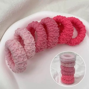 2026 Hot Selling Multiple Models Thick Style Versatile Simple Rubber Band Girl's Hair Accessory Fashionable Jewelry Wholesale - Product Image 4