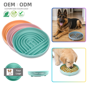 Ciotola Portatile in Silicone per Cani Personalizzata, Sicura per Gatti, Uso in Viaggio/Interno/Esterno, Ciotole e Mangiatoie Premium per Animali - Product Image 1