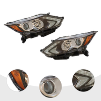 Kit de phares avant pour voiture, version américaine, réflecteur ambre, OE 26025-DF30A 26075-DF30A, lampe avant pour Nissan Qashqai 2015, projecteur auto