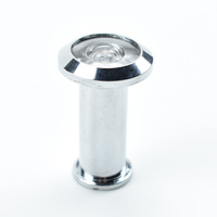 Baolai — viseur de porte en alliage de Zinc, projecteur de porte, en Satin chromé et à 180 degrés, diamètre 30-60mm, 14 mm