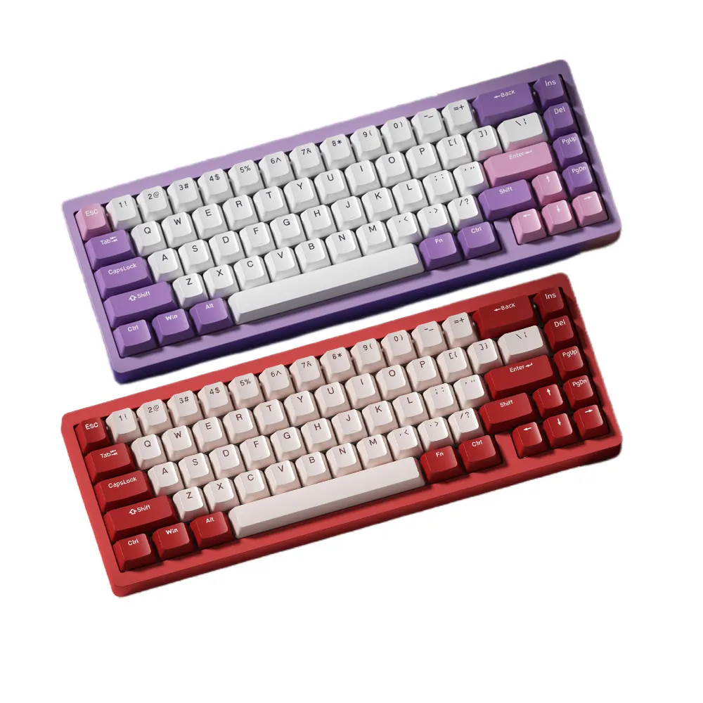 Nouvel arrivage Clavier mécanique en aluminium rétroéclairé à 66 touches Clavier mécanique de jeu filaire RVB filaire USB filaire à 65% à chaud