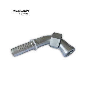 Conectores de Manguera Hidráulica de Fábrica con Máquina de Crimpado, Conector de Manguera Métrico JIS JIC ORFS con Brida para Excavadora Cat Komastu - Product Image 3