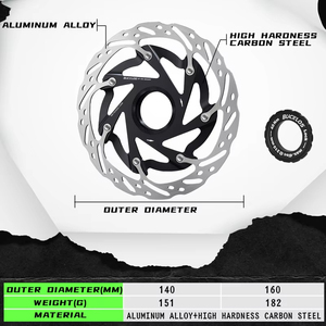 Rotor de freno de <span class=keywords><strong>disco</strong></span> Centerlock BUCKLOS OEM/ODM 160mm 140mm MTB <span class=keywords><strong>disco</strong></span> de freno hidráulico disipación de calor <span class=keywords><strong>disco</strong></span> de freno de bicicleta de montaña de <span class=keywords><strong>carretera</strong></span> - Product Image 3