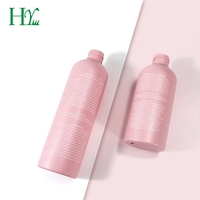 150ml 250ml rose givré presse bouteille shampooing gel douche bouteille avec boucle lotion pompe