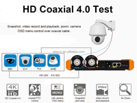 H12-MOVTADHSEF 8 pouces CCTV IPC Testeur IP/Analogique/CVI/TVI / AHD/ HDMI / VGA / SFP /PoE Tout-en-un 8K H.265 IP Camera Tester